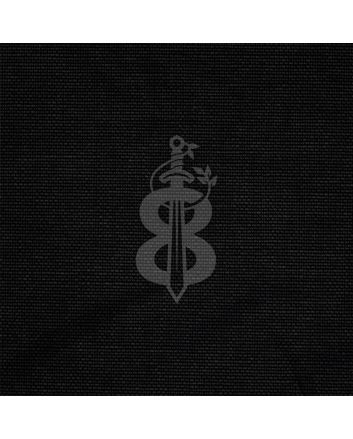 Solid Black Modern Tartan Traditional 8 Yard Kilt 