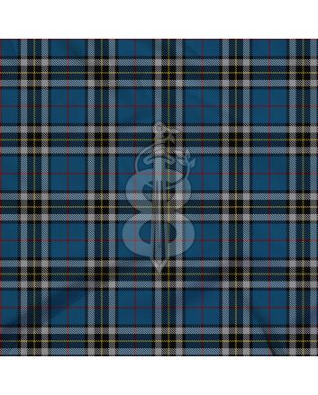 Thompson Blue Tartan Traditional 8 Yard Kilt
