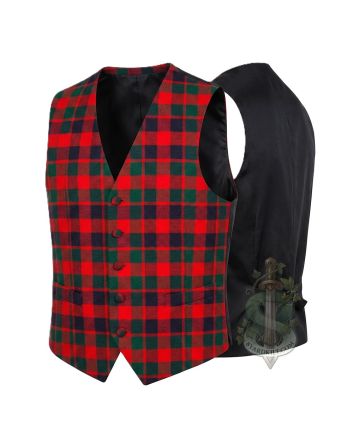 Traditional Gow Tartan Waistcoat Vest 
