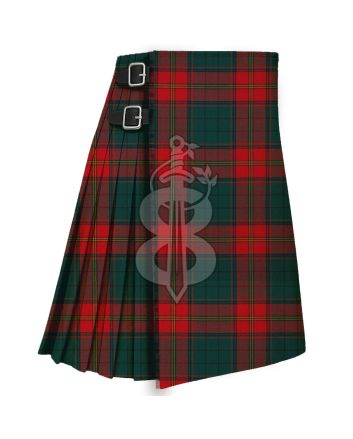 Ulster Red Tartan Traditional 8 Yard Kilt 