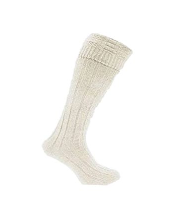 White Kilt Socks