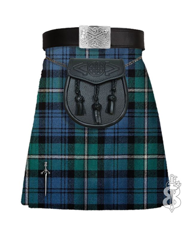 Ancient Forbes Tartan Traditional 8 Yard Kilt