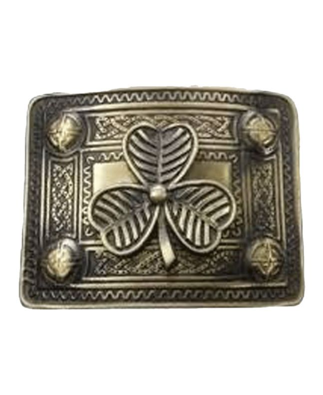 Antique Shamrock Kilt Buckle