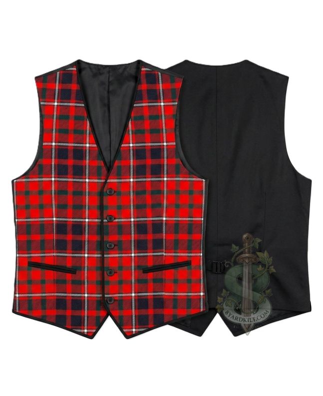 Cameron of Lochiel Tartan Waistcoat Vest 