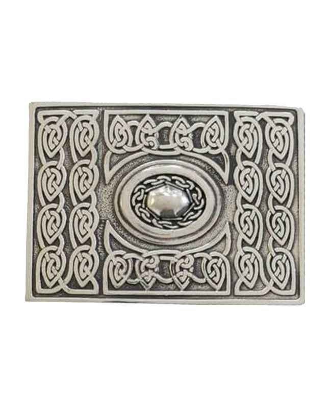 Celtic Chrome Kilt Belt Buckle