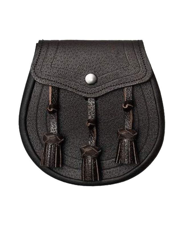 Classic Dark Brown Leather Sporran