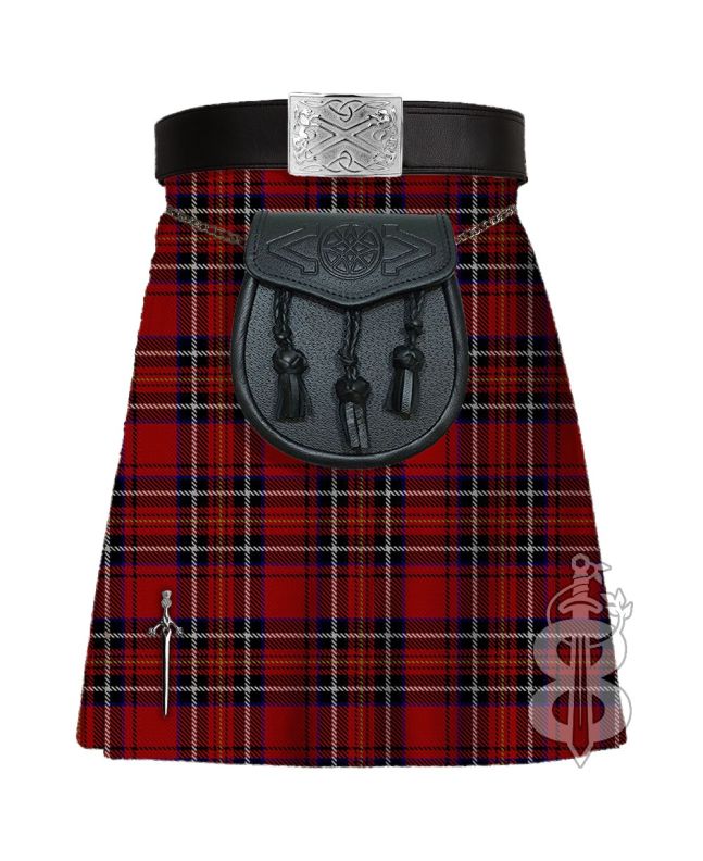 Cornish Brewery Red Tartan Traditional Kilt