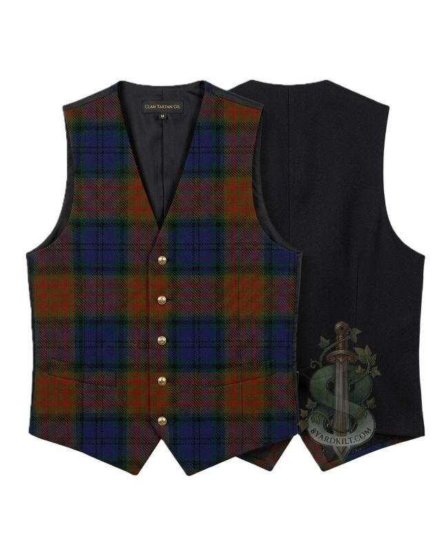  County Longford Tartan Waistcoat Vest 