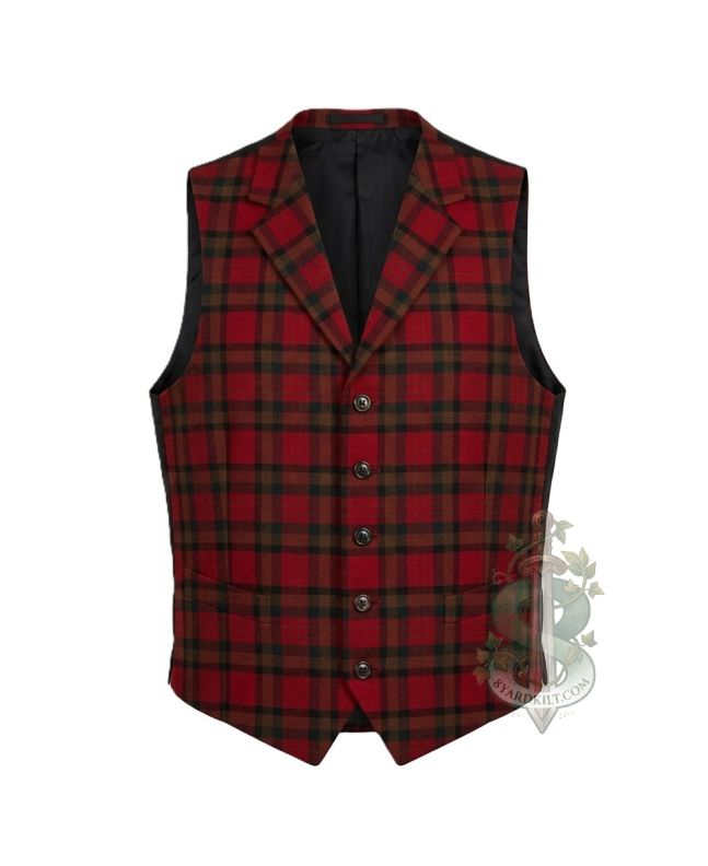 County Tipperary Tartan Waistcoat Vest 