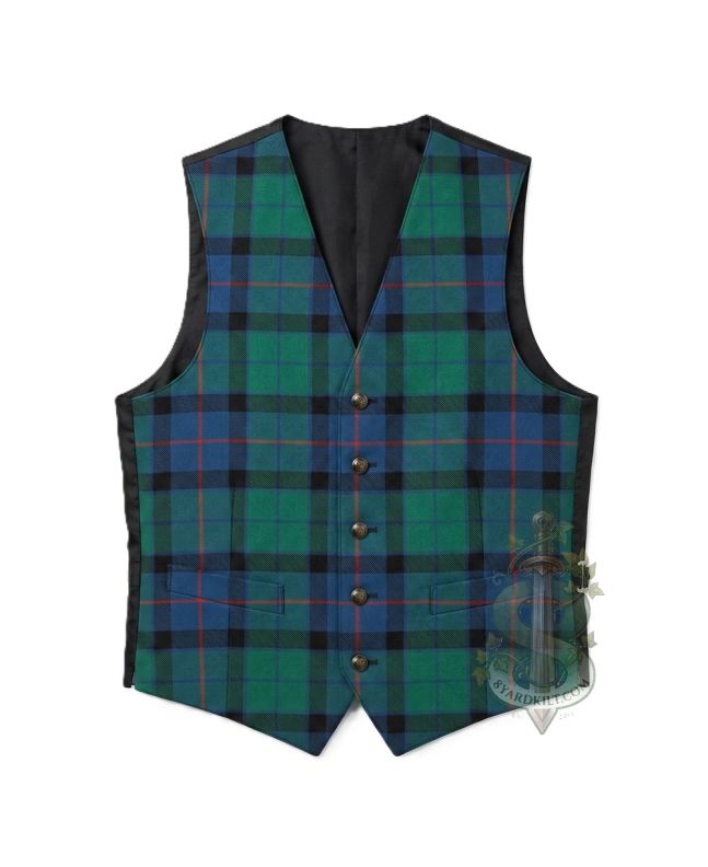 Flower of Scotland Modern Tartan Waistcoat Vest 
