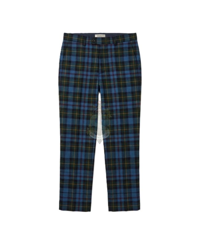 Gordon Huntly Muted Tartan Trousers
