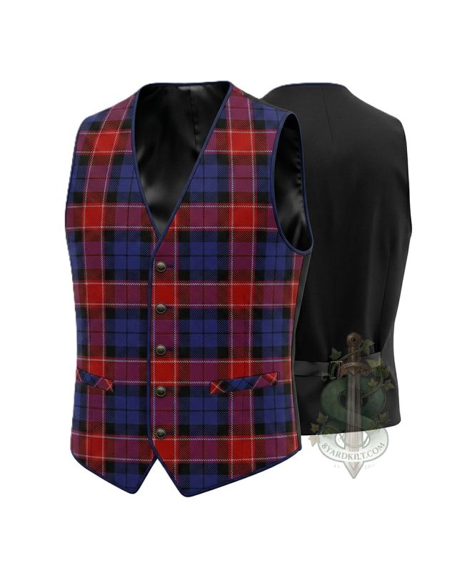 Graham Of Menteith Red Tartan Waistcoat Vest 