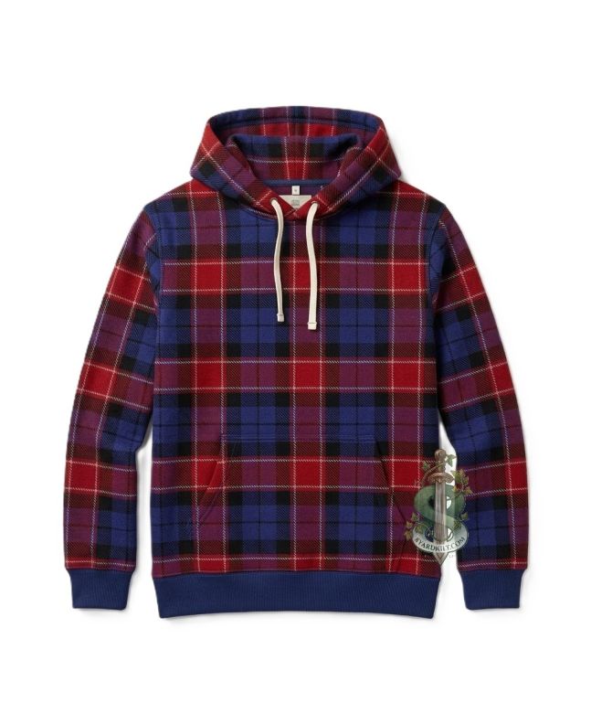 Graham Of Menteith Red Tartan Hoodie
