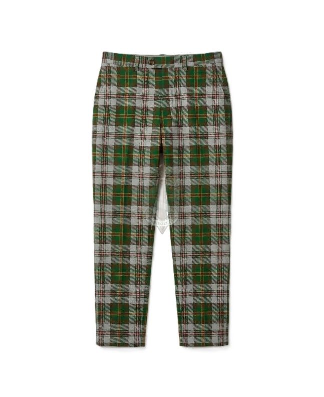 Hay White Dress Tartan Trousers 