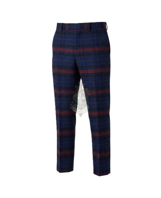 Hughes Of Wales Tartan Trousers