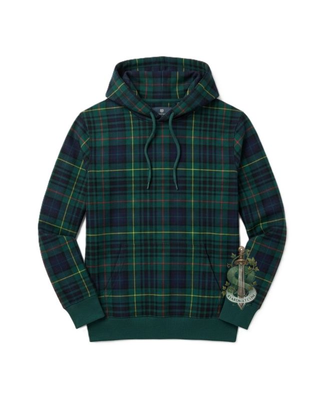 Hunting Stewart Modern Tartan Hoodie