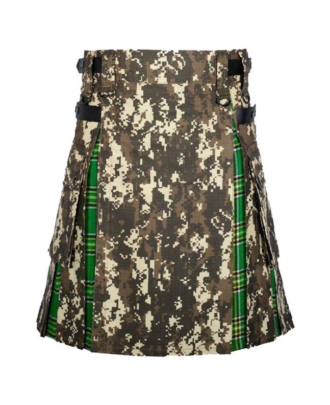 Camo Irish Tartan Kilt