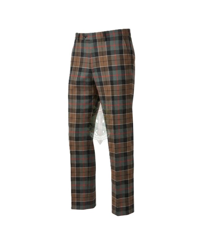 Leslie Green Weathered Tartan Trousers