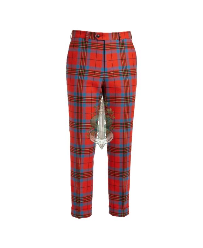 Leslie Red Ancient Tartan Trousers