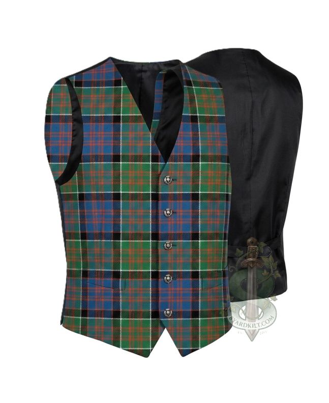 MacDonald Of Clanranald Ancient Tartan Waistcoat Vest 