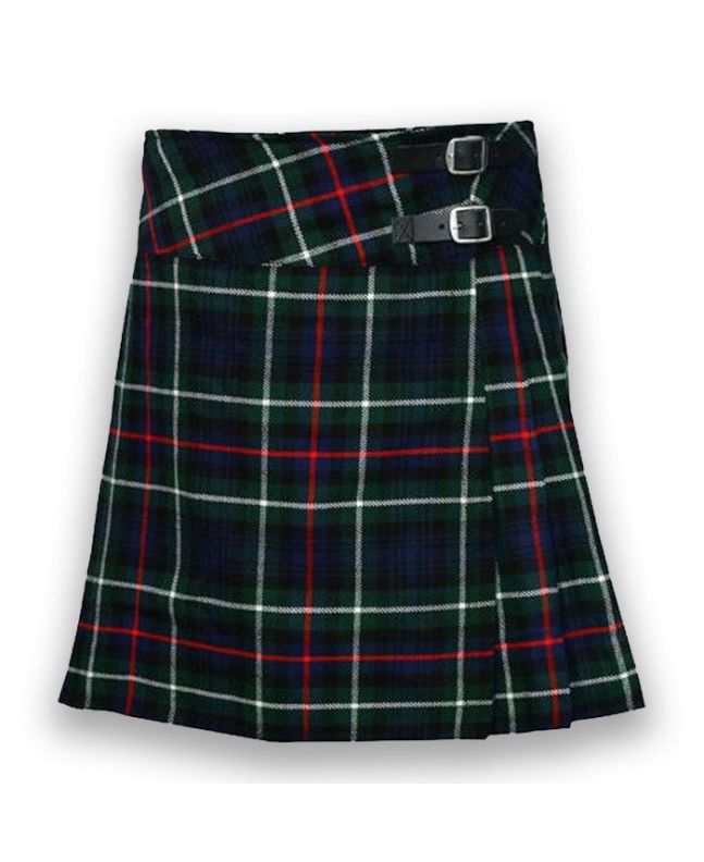 Mackenzie Ladies Short Length Women Clan Tartan Kilt

