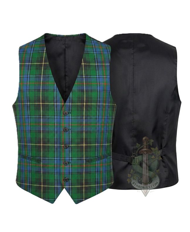 McInnes Hunting Ancient Tartan Waistcoat Vest 