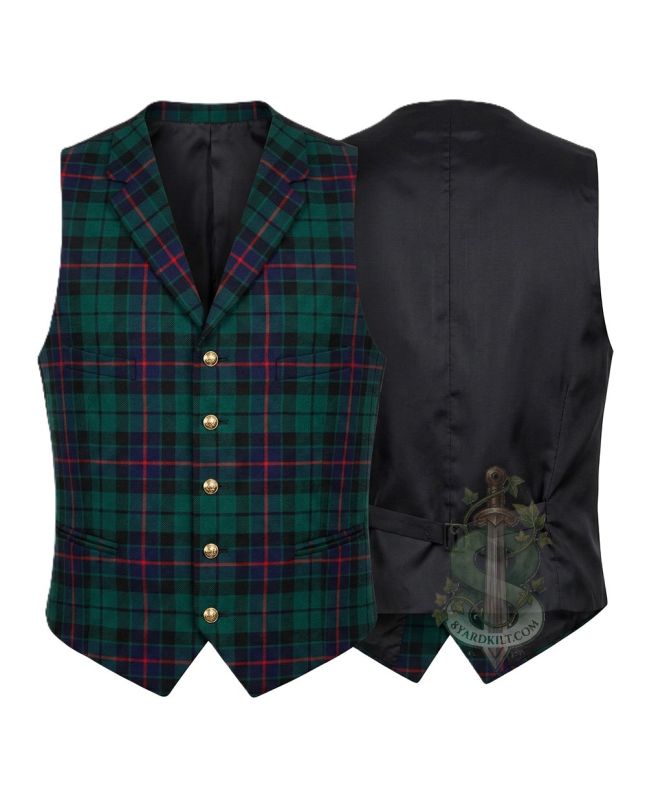 Morrison Modern Tartan Waistcoat Vest 