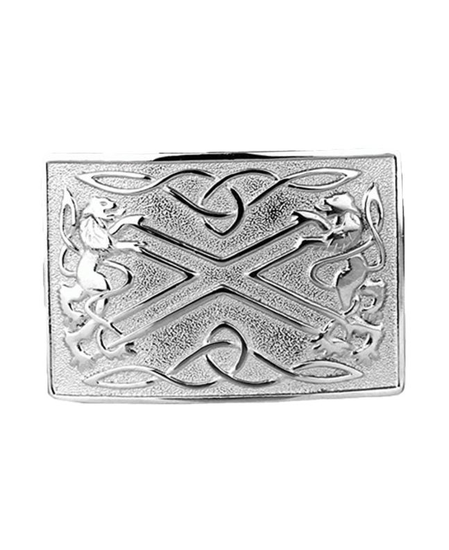 Silver Chrome Kilt Buckle